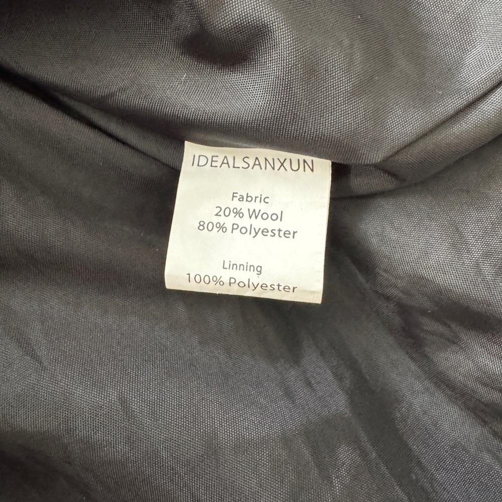 IDEALSANXUN black and white plaid A-line skirt with pockets - Picture 8 of 8